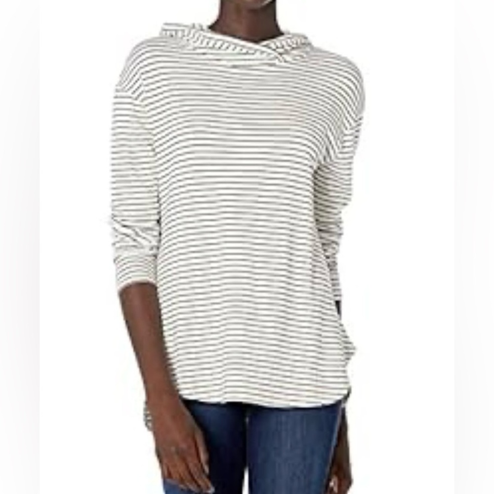 Daily Ritual Women's Supersoft Terry Long-Sleeve Hooded Pullover, Large
